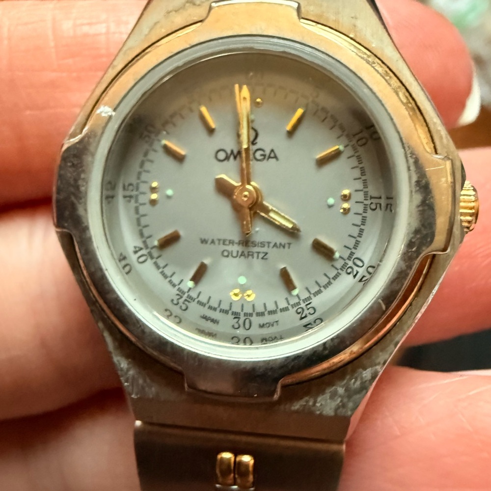 Omega Water-Resistant Quartz Watch
